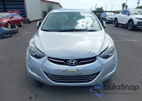2013 Hyundai Elantra Limited z USA, uszkodzony, nr VIN KMHDH4AEXDU008225